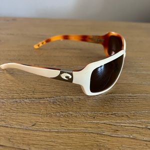 Costa Del Mar Isabela white sunglasses